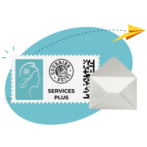 Achetez un timbre Lettre Services Plus