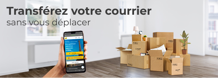 Transférez votre courrier sans vous déplacer