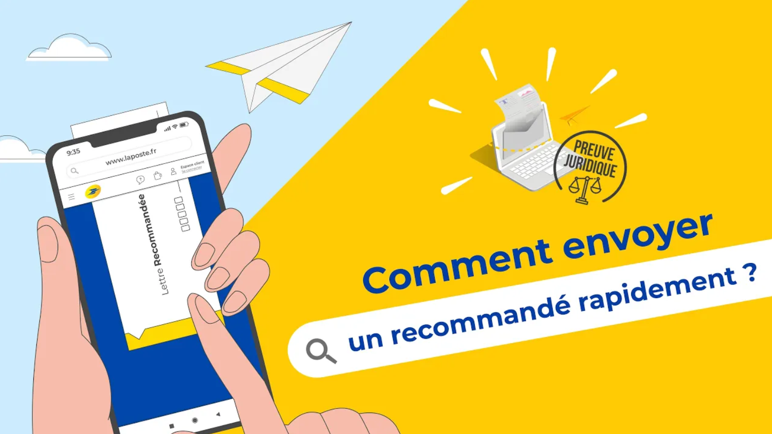 Envoyer une lettre en ligne La Poste Pro