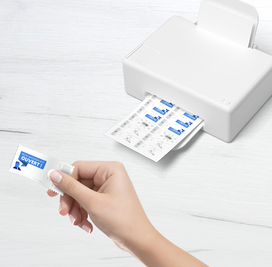 Gagnez du temps, imprimez vos timbres