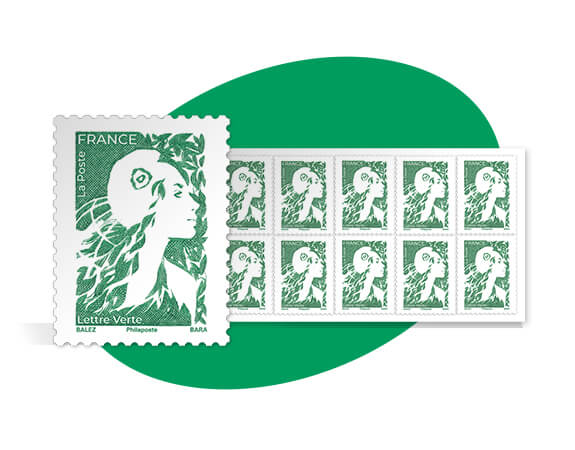 Achetez des timbres Marianne Lettre verte