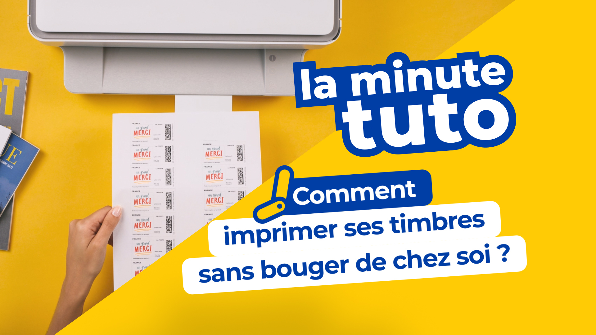 Vidéo : comment imprimer ses timbres à la maison ?