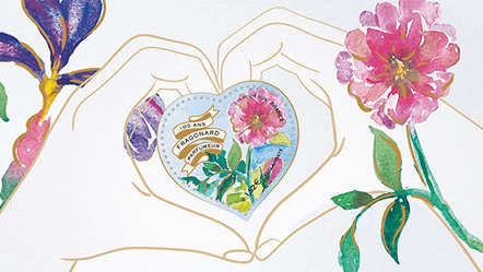 Les timbres Cœur – Maison Fragonard