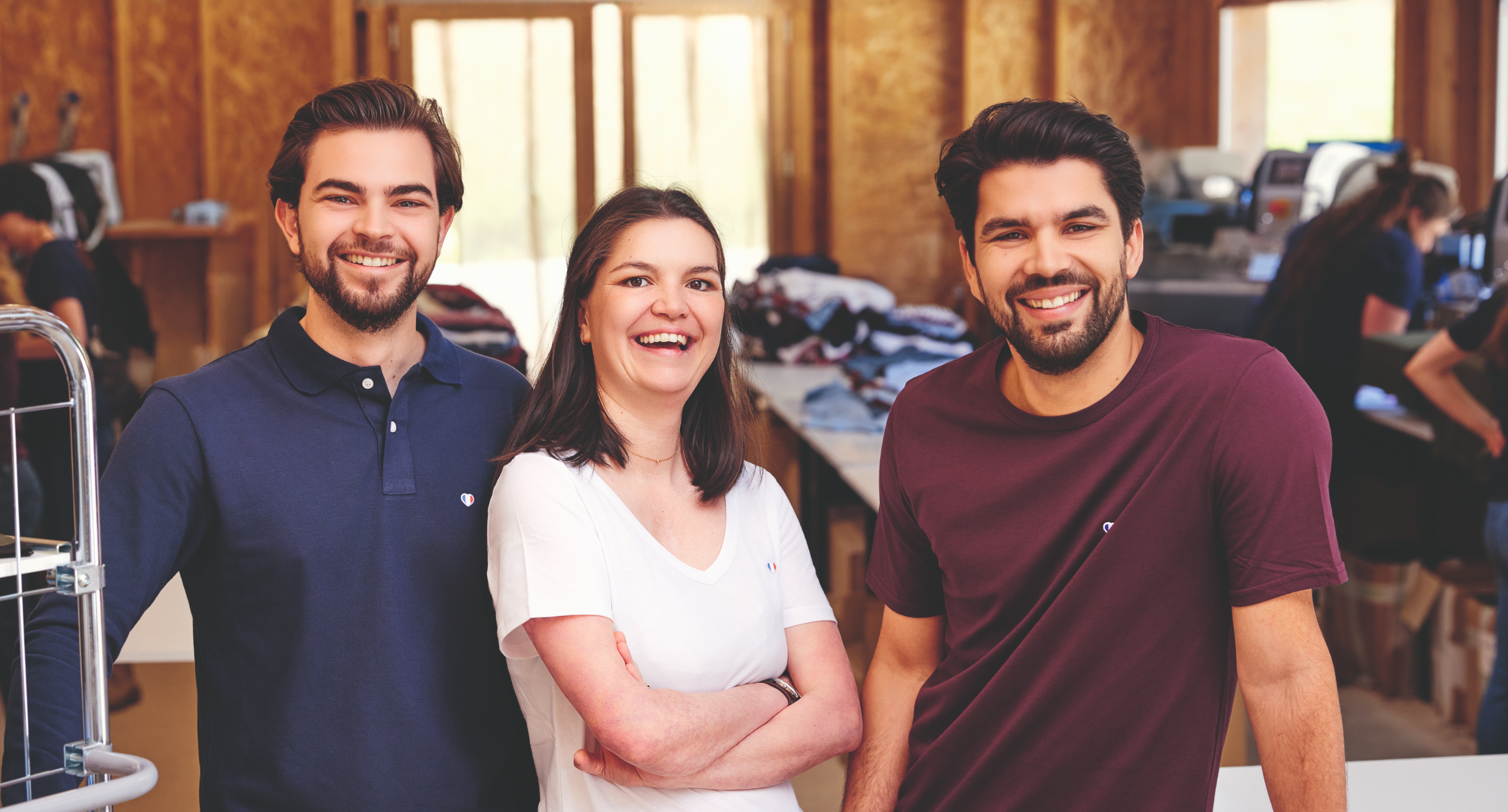 Photo illustrative des 3 fondateurs de Cocorico