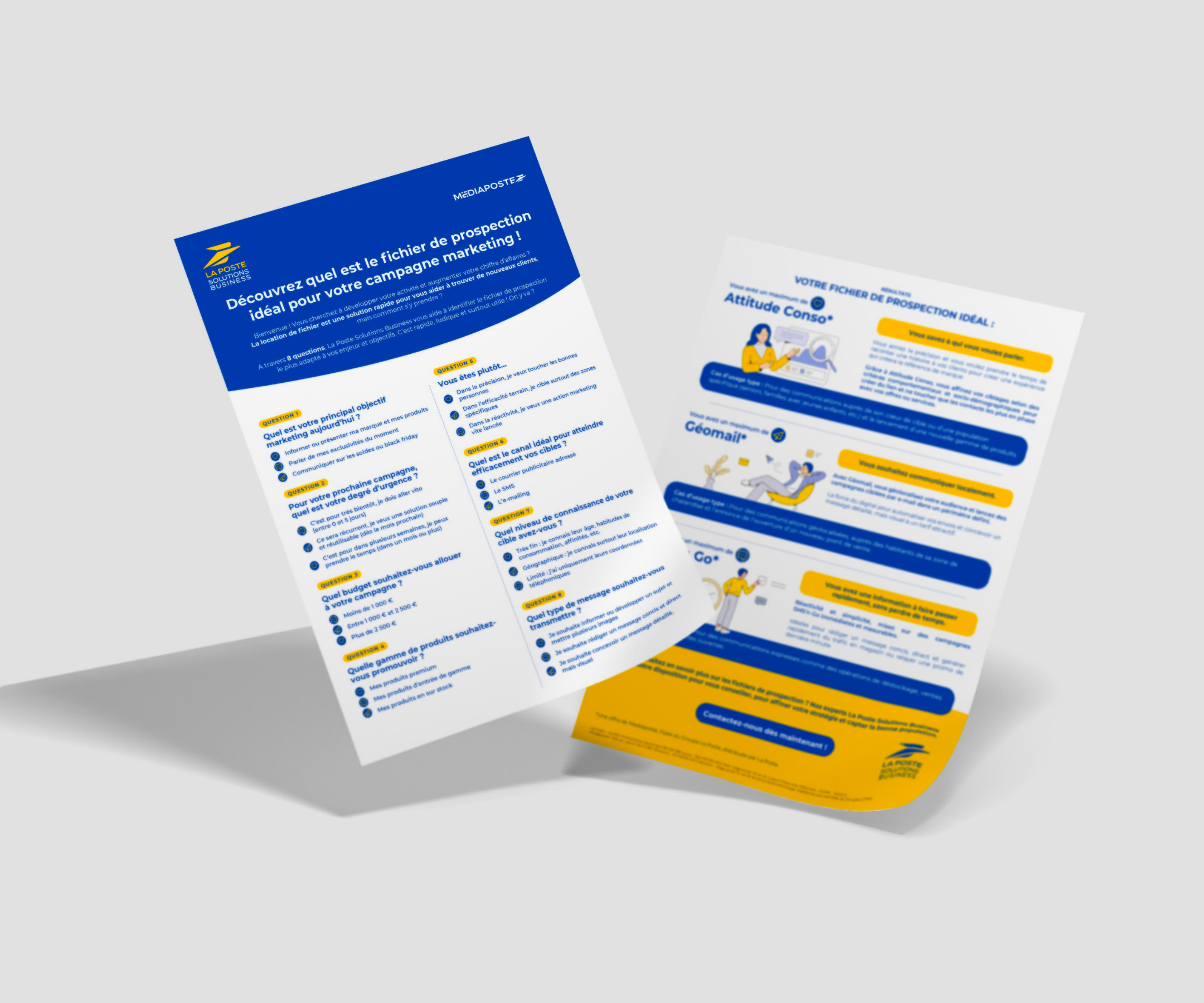 Quiz pour identifier le fichier de prospection le plus adapté à votre campagne marketing