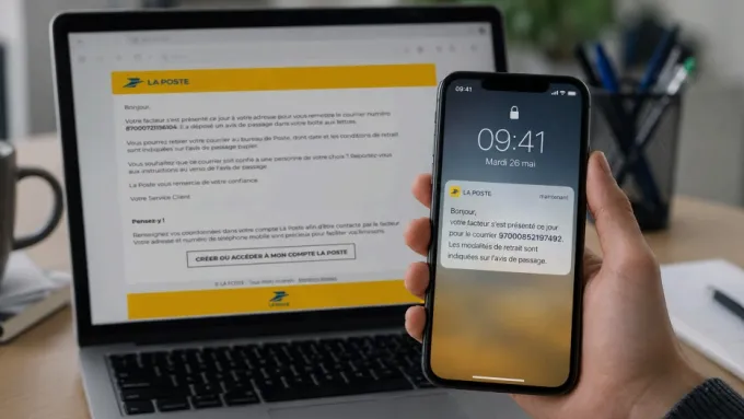 Visuel ordinateur et téléphone 