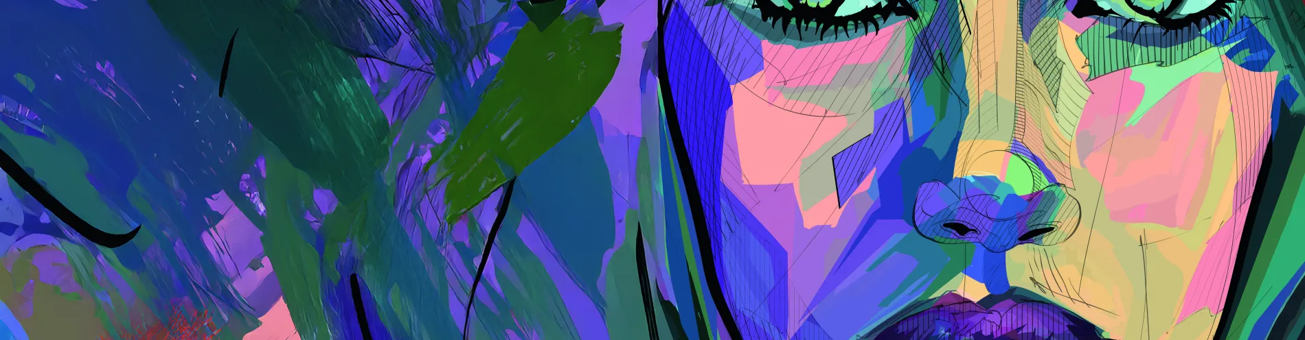 Visuel illustratif Livre blanc L'art du lien Visage de femme coloré street art 