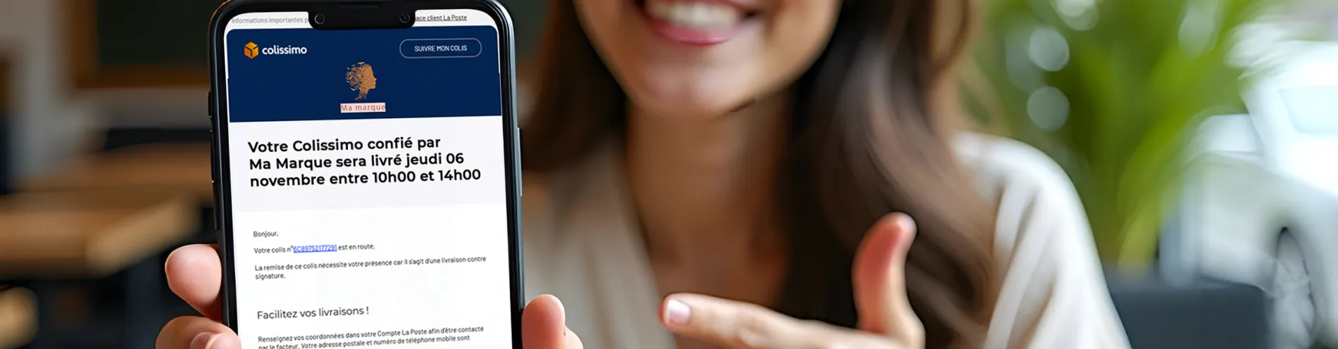 Visuel d'illustration de l'offre Colissimo notifications