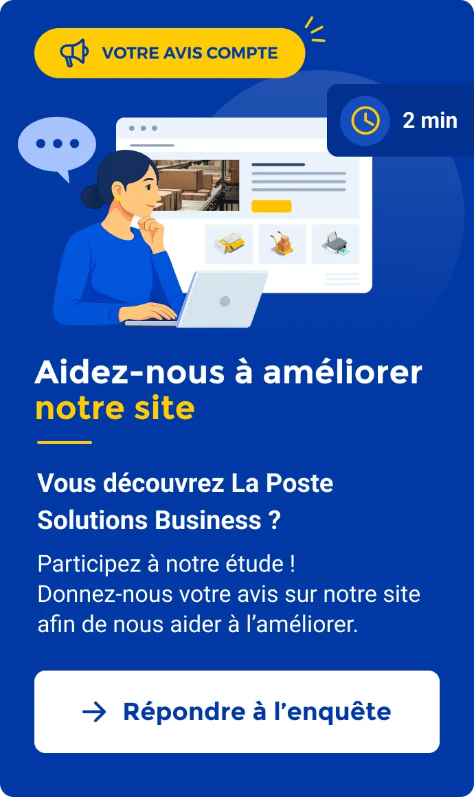 Image qui vous invite à participer à une enquête utilisateur afin de mieux comprendre comment le site peut mieux répondre à vos besoins.