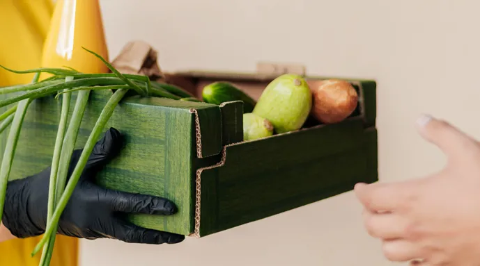 Visuel illustratif d'une cagette de légumes
