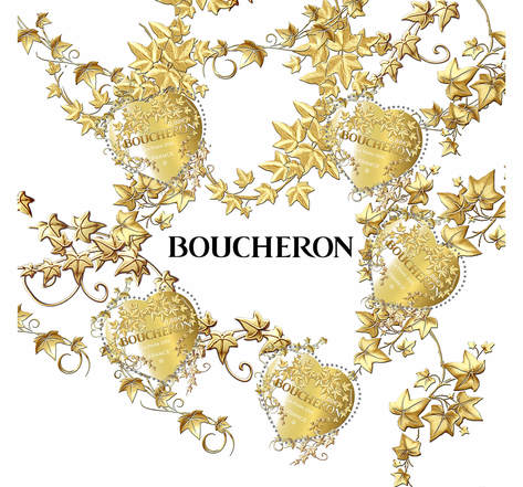Bloc cœur - Boucheron - 5 timbres gommés