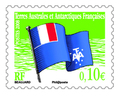 Timbre - TAAF - Drapeau 10 cents - Complément affranchissement 0,10€