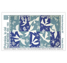 Timbre Polynésie Française - Le ciel - 150 ans de la naissance de Matisse