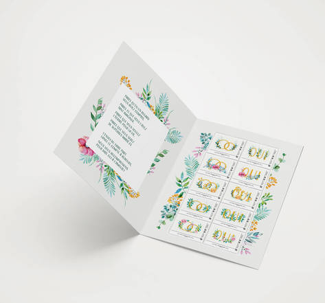 Collector 10 timbres - Mariage - Oui ! - Lettre Verte