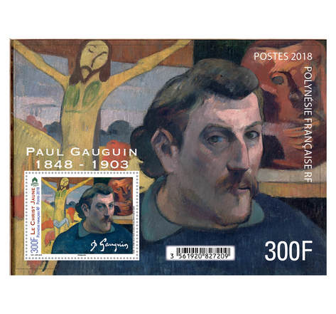 Timbre - Polynésie Française - Bloc Paul Gauguin