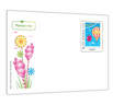 Prêt-à-Poster Fleurs "à planter" - Format C6 - Lettre Verte - 20g