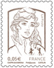 Timbre Marianne et la jeunesse - Bistre - 0,05€