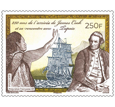 Polynésie Française - Arrivée de James Cook