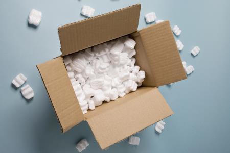 Ruban d'emballage adhésif blanc pour vos colis d'expédition modèle - fragile