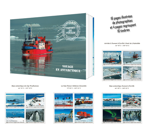 Carnet de voyage timbres - Terres Australes et Antarctiques Françaises - International