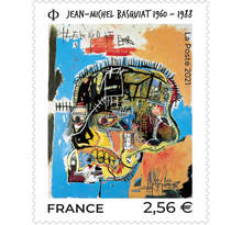 Timbre - Jean Michel Basquiat - Lettre prioritaire
