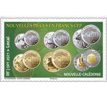 Timbre Nouvelle Calédonie - Nouvelles gammes de pièces de monnaie