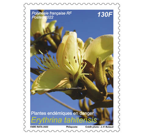 Timbre Polynésie Française - Erythrina tahitensis