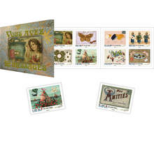 Carnet de 12 timbres - Vous avez 12 messages - Lettre Verte