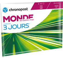 Enveloppe Chronopost - 1 kg - Monde et Outre-Mer - 2019