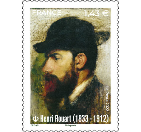 Timbre - Henri Rouart (1833-1912) - Lettre prioritaire
