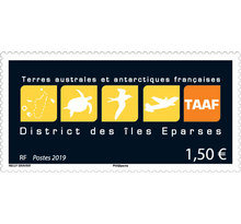 Timbre TAAF - Logo des éparses