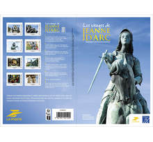  Collector 8 timbres - Les visages de Jeanne d'Arc - Lettre Verte