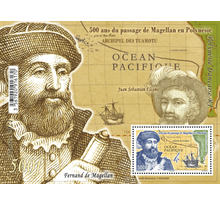 Polynésie Française - Bloc - 500ème anniversaire du passage de Magellan