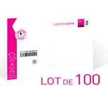 Prêt-à-Poster - Lettre Suivie - 100g - Format C5 - Enveloppes en lot de 100