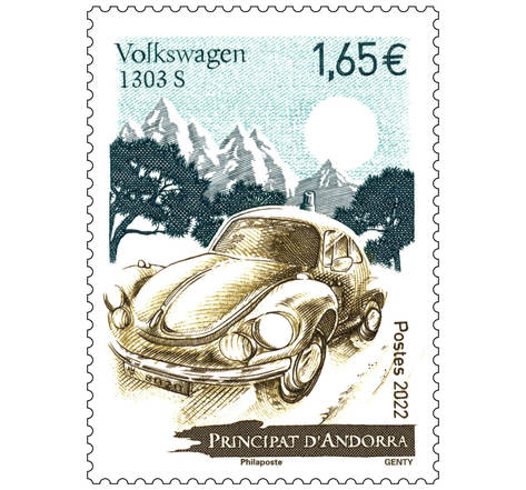 Timbre Andorre - Volkswagen 1303 S