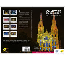 Collector 8 timbres - Chartres en lumières - L'éclat du patrimoine - Lettre Verte