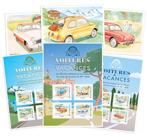Kit Collectors - Voitures Anciennes de Collection - Voitures et Vacances - Lettre Verte