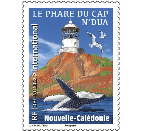 Timbre Nouvelle Calédonie - Le phare du Cap N'Dua