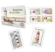 Carnet 12 timbres - Repères de nos côtes 2020 - Lettre prioritaire