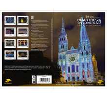  Collector 8 timbres - Chartres en lumières - 2023 - Lettre Verte