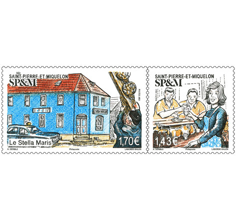 Timbre Saint Pierre et Miquelon - Le Stella Maris