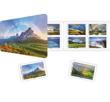 Carnet de 12 timbres - Entre ciel et terre - Lettre Verte