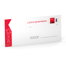 Prêt-à-Poster - Lettre Prioritaire - 20g - Format DL - Enveloppe à l'unité