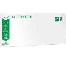 Prêt-à-Poster - Lettre Verte - 20g - Format DL - Enveloppe à l'unité