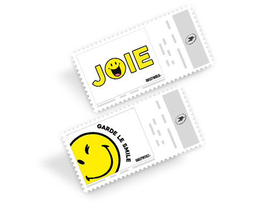 Imprimer des timbres Smiley