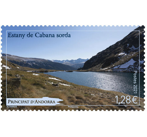 Timbre Andorre - Estany Cabana Sorda