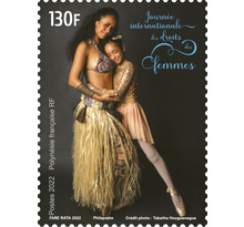 Timbre Polynésie Française - Journée internationale des droits des femmes - Danse