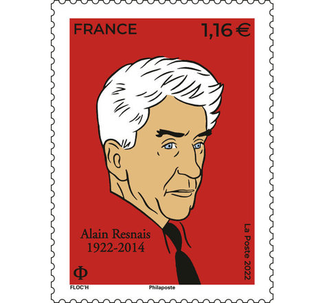 Timbre - Alain Resnais (1922-2014) - Lettre verte
