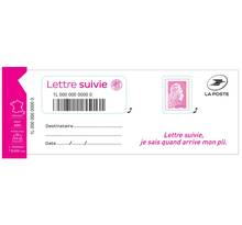 Carnet 5 timbres Marianne l'engagée - Lettre suivie