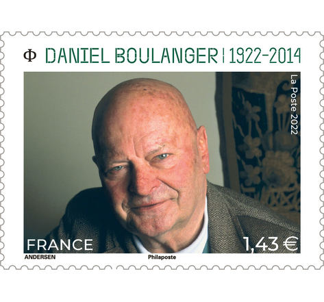Timbre - Daniel Boulanger (1922-2014) - Lettre prioritaire